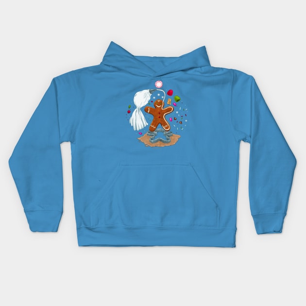 Gingerbread Kids Hoodie by SarahWrightArt